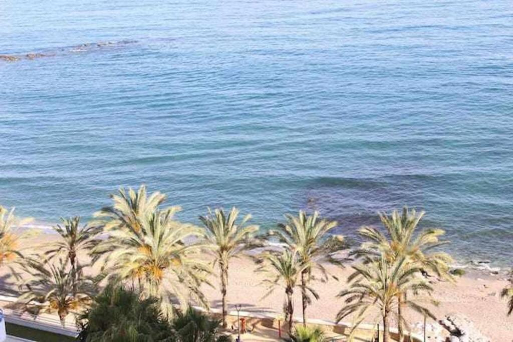 Large Modern Beach Front Apartment, Rooftop Pool!! Marbellac Extérieur photo